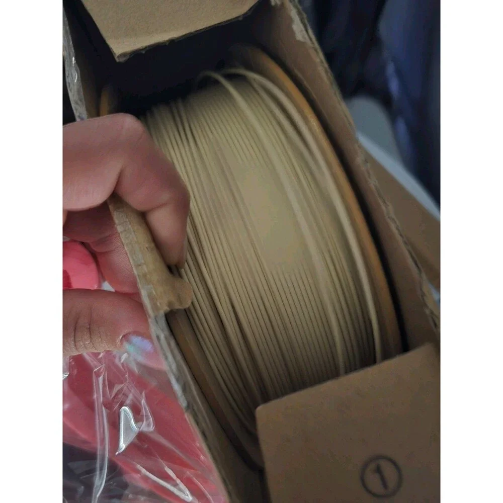 ELEGOO PLA 3D Printer Filament 1.75mm ±0.02 White 1kg Spool MPN 6678 6677